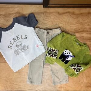 Janie and Jack, Gap, Ralph Lauren 3-pcs Infant Clothing